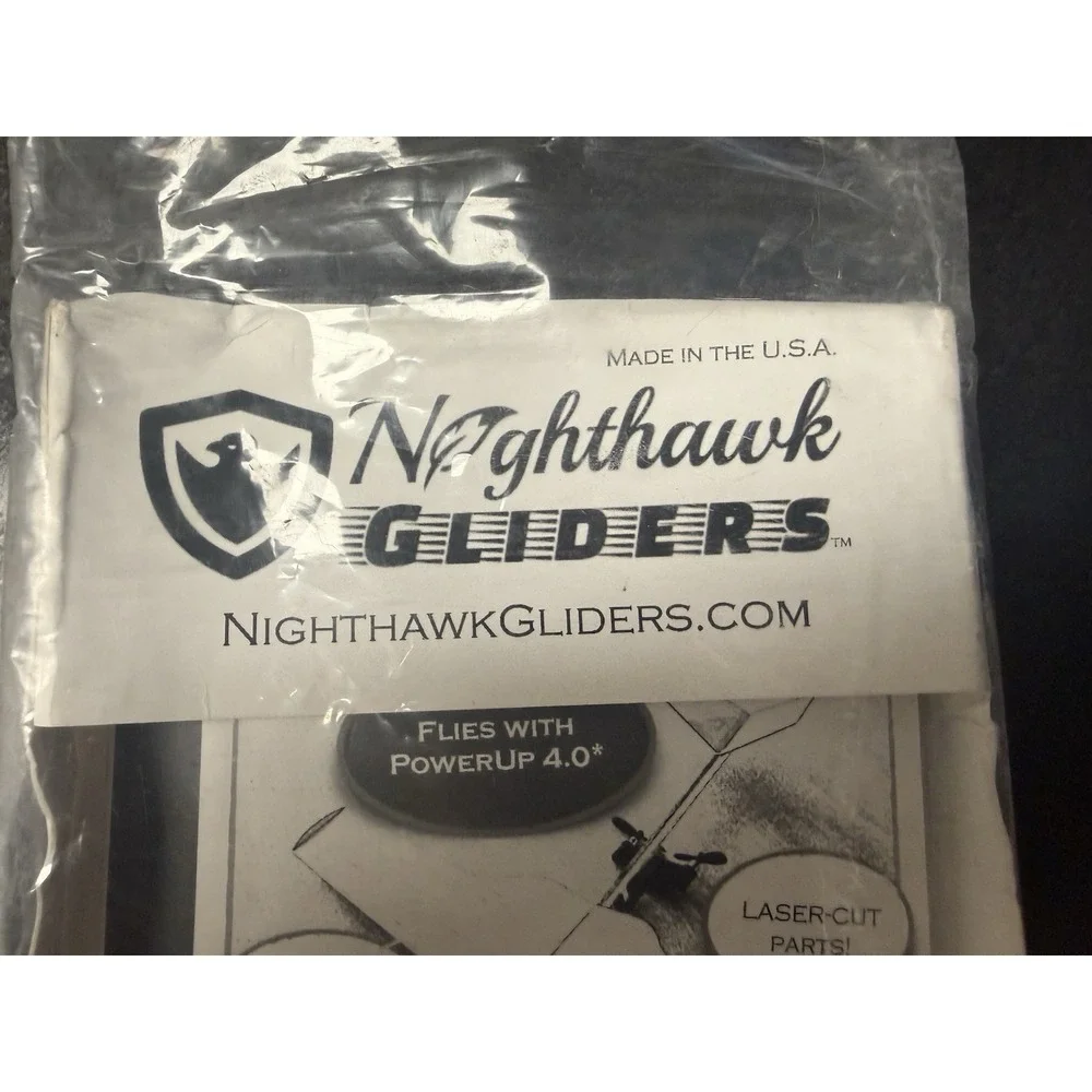 Nighthawk Gliders Tornado Updraft 12 Balsa Airplane Kit POWERUP 4.0 New